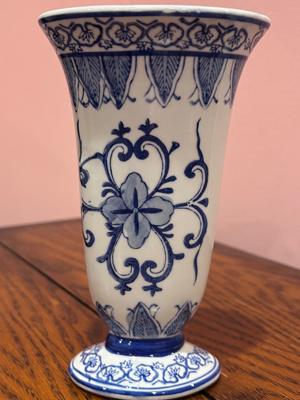 AA Importing Blue and White Small Ceramic Decorative Vase - Picture 7 of 7